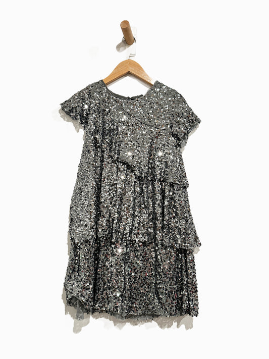 Zara Gray Sequin Dress - 11/12