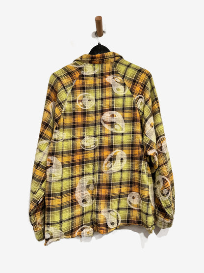 UO BDG Brody Check Print Flannel Shirt - Medium