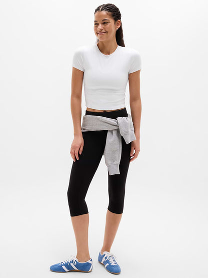 Athleta NWT Transcend Open Back Tee in Bright White - Large