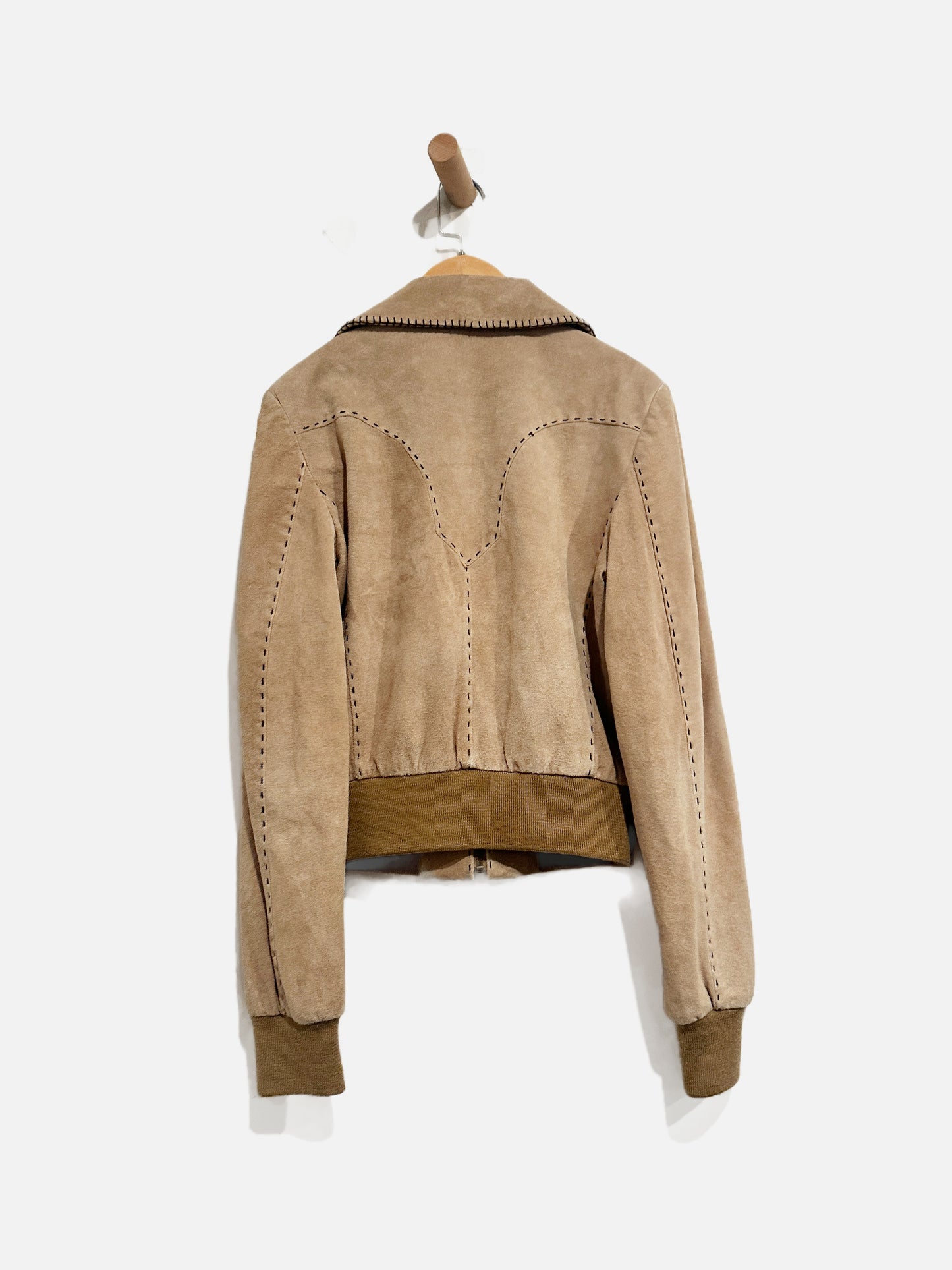 Guess Vintage Brown Suede Jacket - Medium