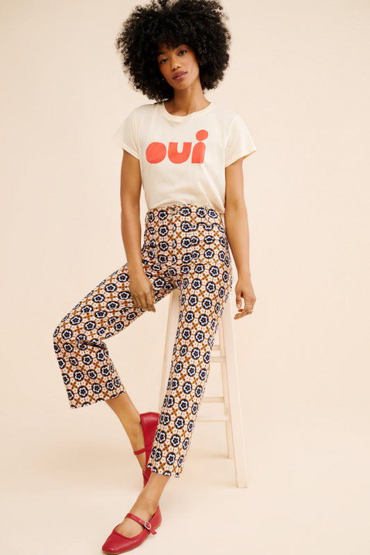 Anthropologie Maeve Floral Colette Pants - 32