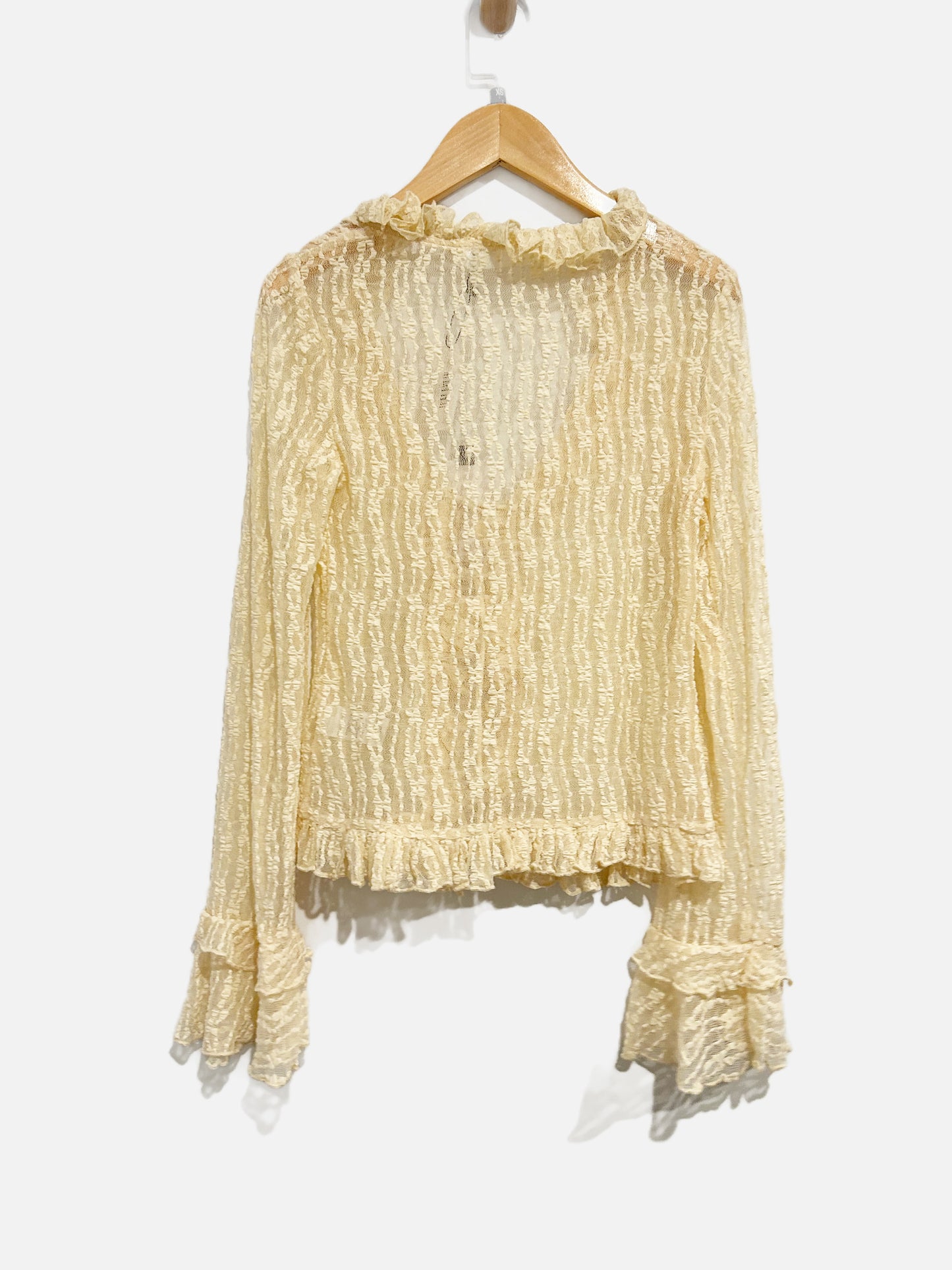 ASTR Cream Lace Cardigan - XS