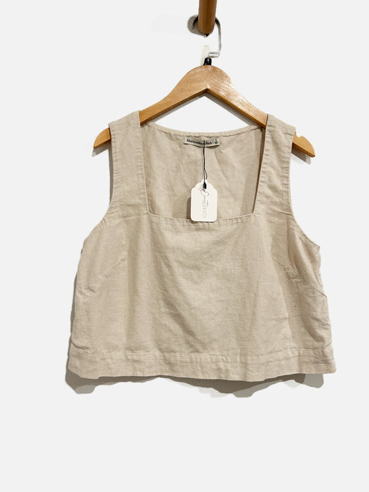 A&F Linen Square Neck Tank - Small