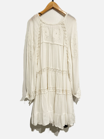 Free People Piece Of Your Heart Mini Dress - Larg