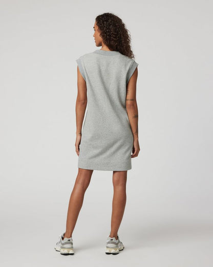 Vuori Sedona Vest Dress in Light Heather Grey - Medium