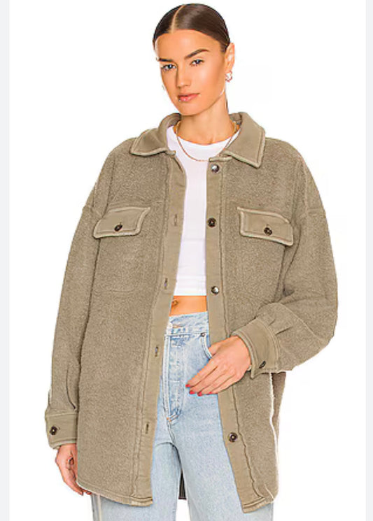 Free People Ruby Jacket in Green - XS