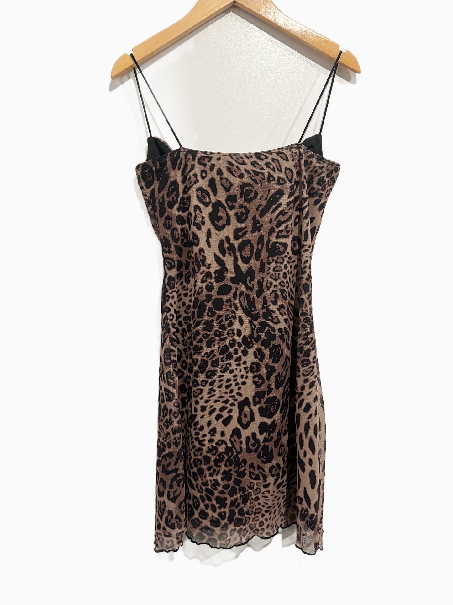 NWT Princess Polly Sugar Mini Dress Leopard - 2