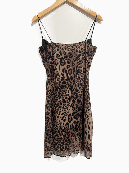 NWT Princess Polly Sugar Mini Dress Leopard - 2