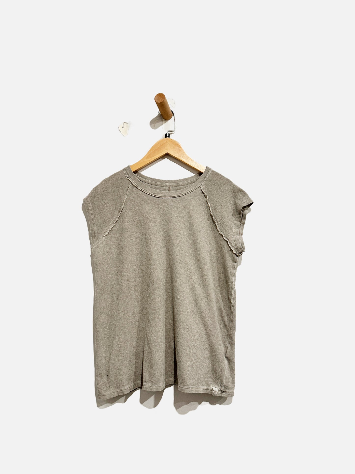 Free People Raglan Gray Tee - Small