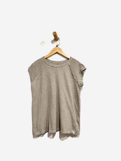 Free People Raglan Gray Tee - Small
