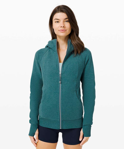 Lululemon Scuba Hoodie in Heathered Desert Teal - 8