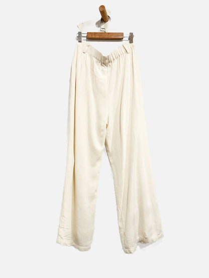 Z Supply Cream Wide Leg Trousers - Small