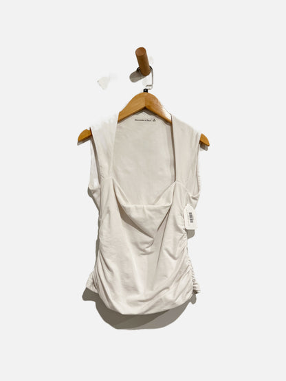 Abercrombie & Fitch White Square Tank - Medium