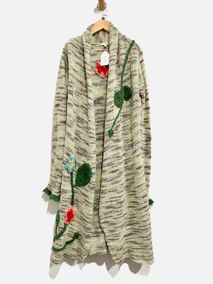 Laurie B. Green Floral Duster - Small