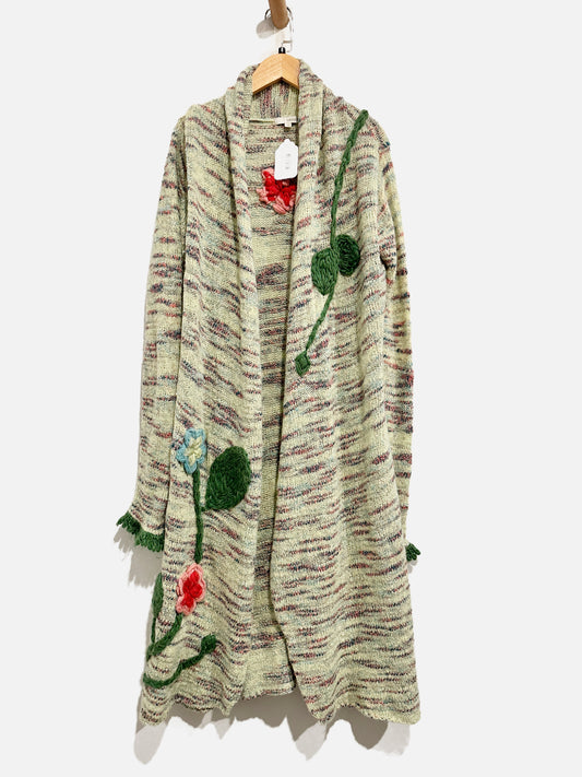 Laurie B. Green Floral Duster - Small