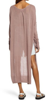 Free People Bianca Tunic in Mauve - XS/S