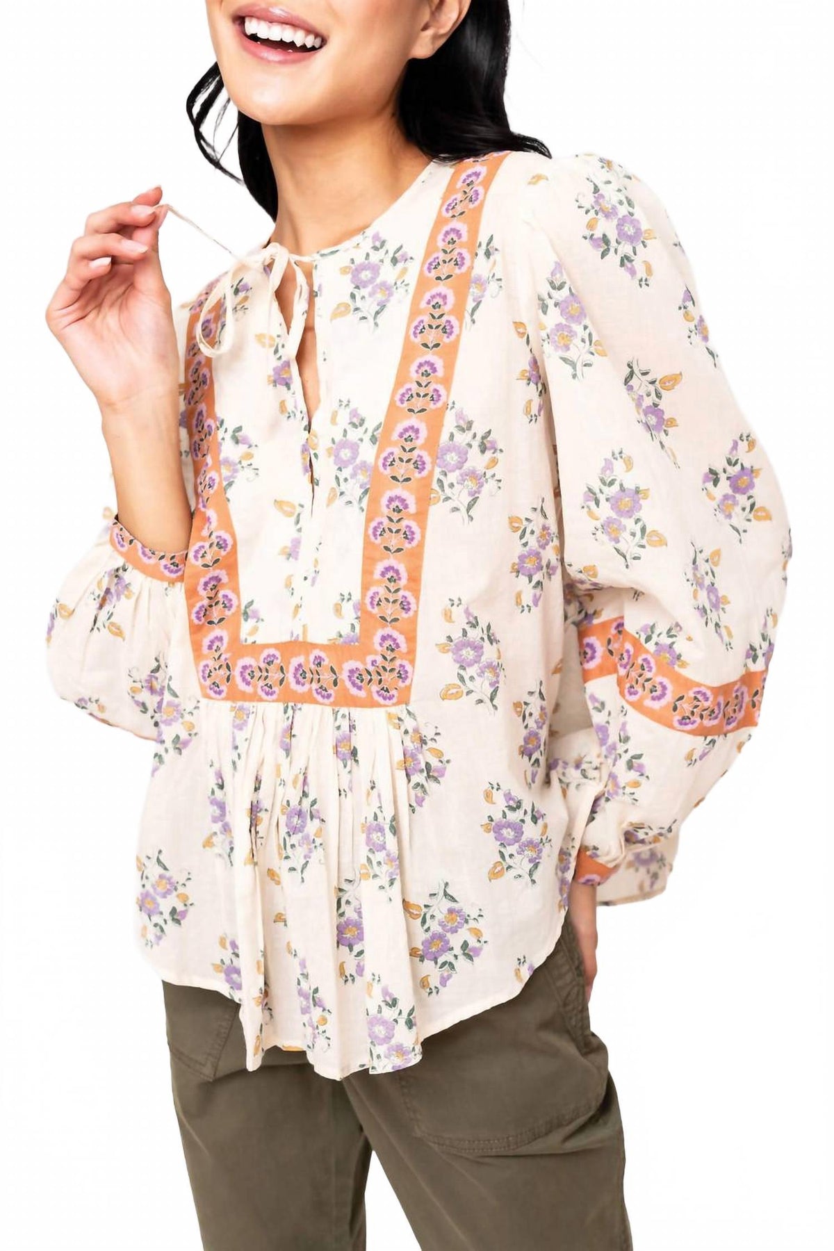 Bila 77 Ridgewood Floral Blouse - XS