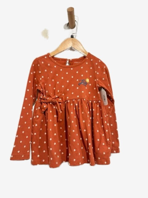 Lucky Brand Orange Floral Dress - 6