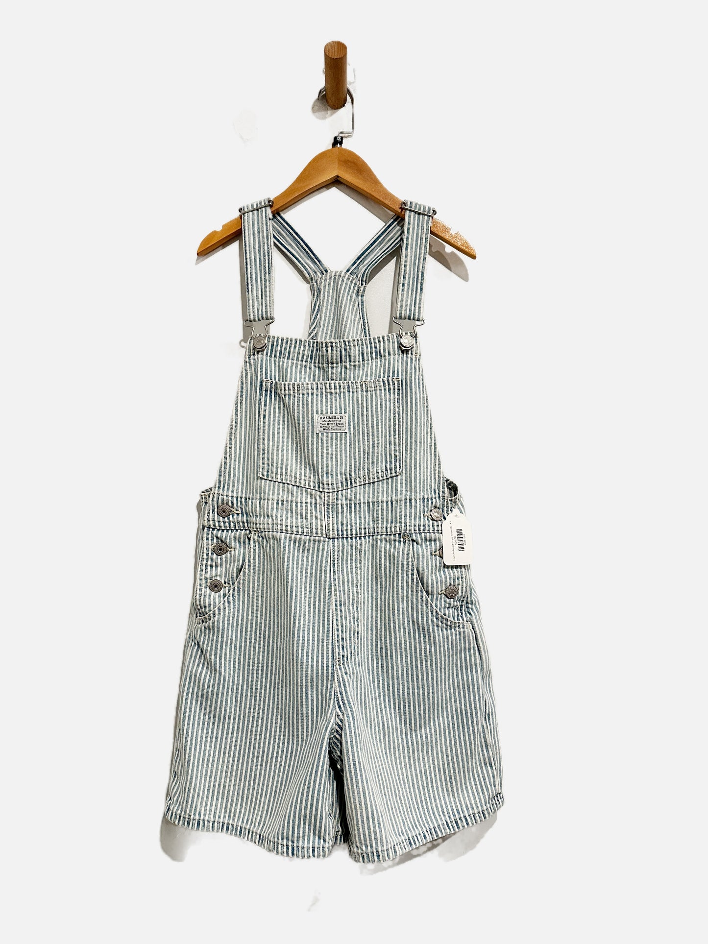 Levi’s Railroad Stripe Shortalls - XS