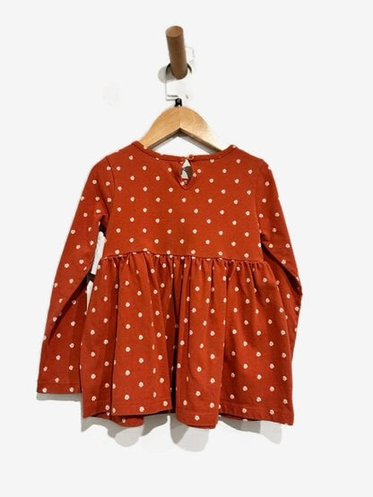 Lucky Brand Orange Floral Dress - 6