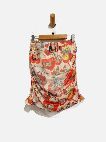 New Girl Order Mesh Print Mini Skirt - 8