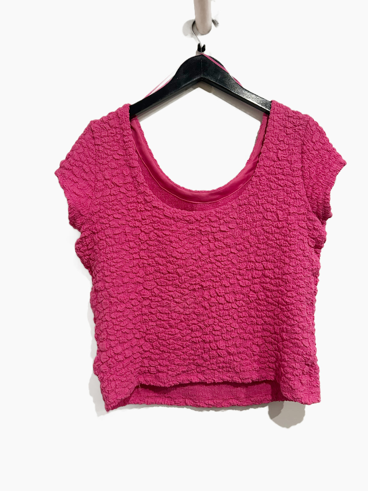 Anthropologie Maeve Socialite Popcorn Tee in Pink - Medium