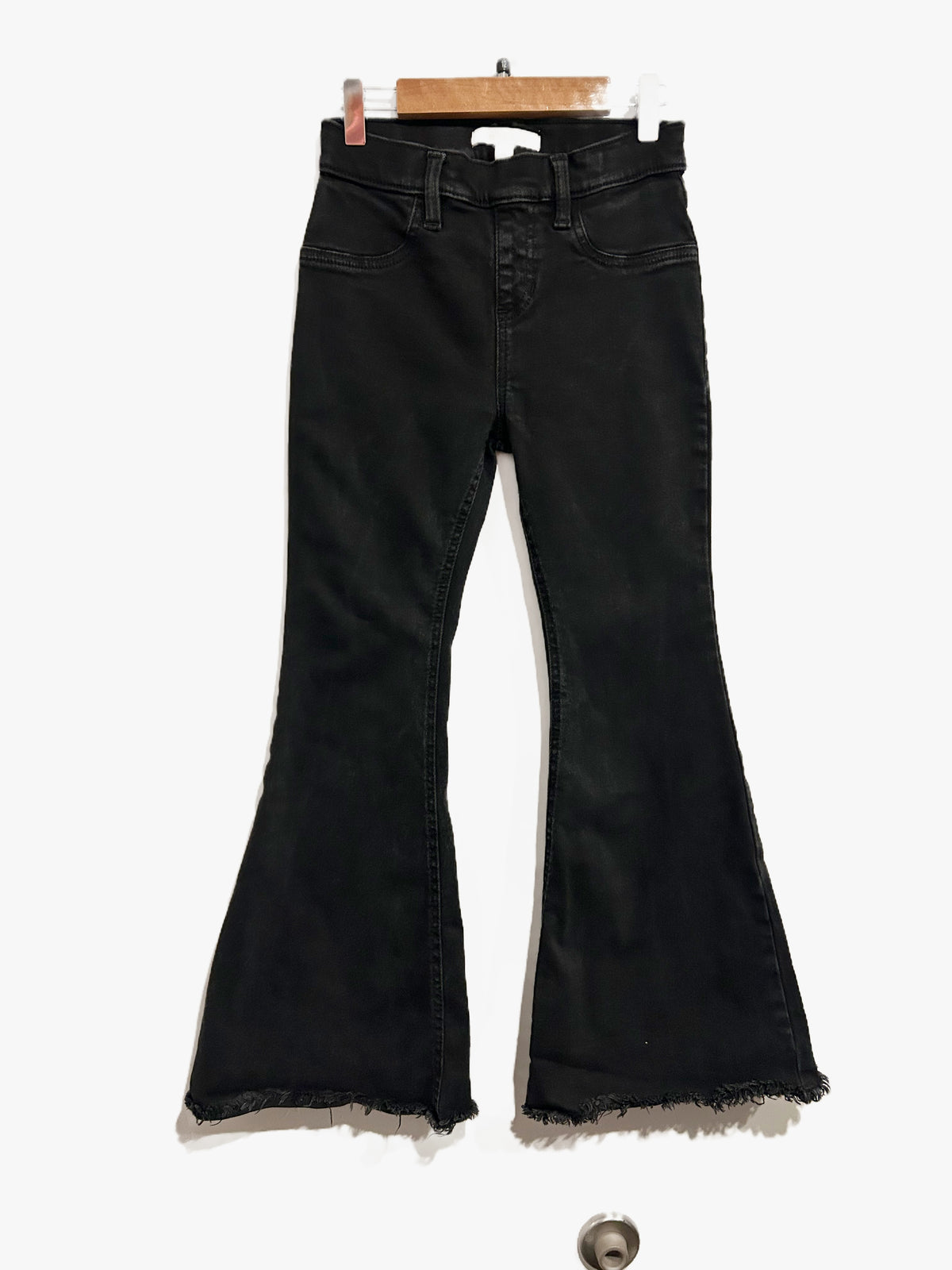 Shyanne Girls Black Flared Jeans - 12
