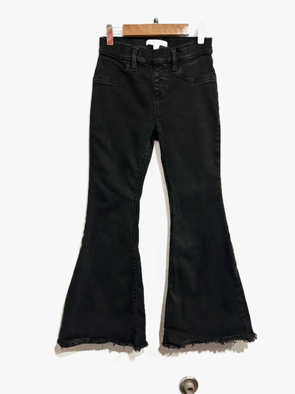 Shyanne Girls Black Flared Jeans - 12