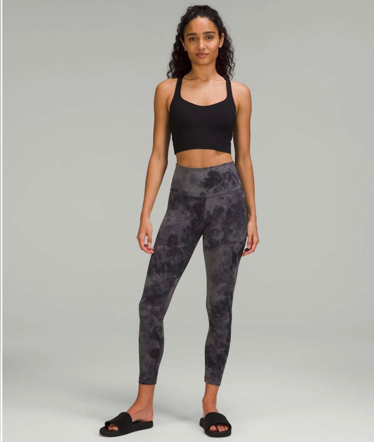 Lululemon Align HR 25” Blue Tie Dye Leggings - 8