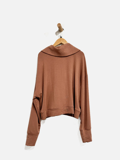 Tavi Brown Half Zip - Small