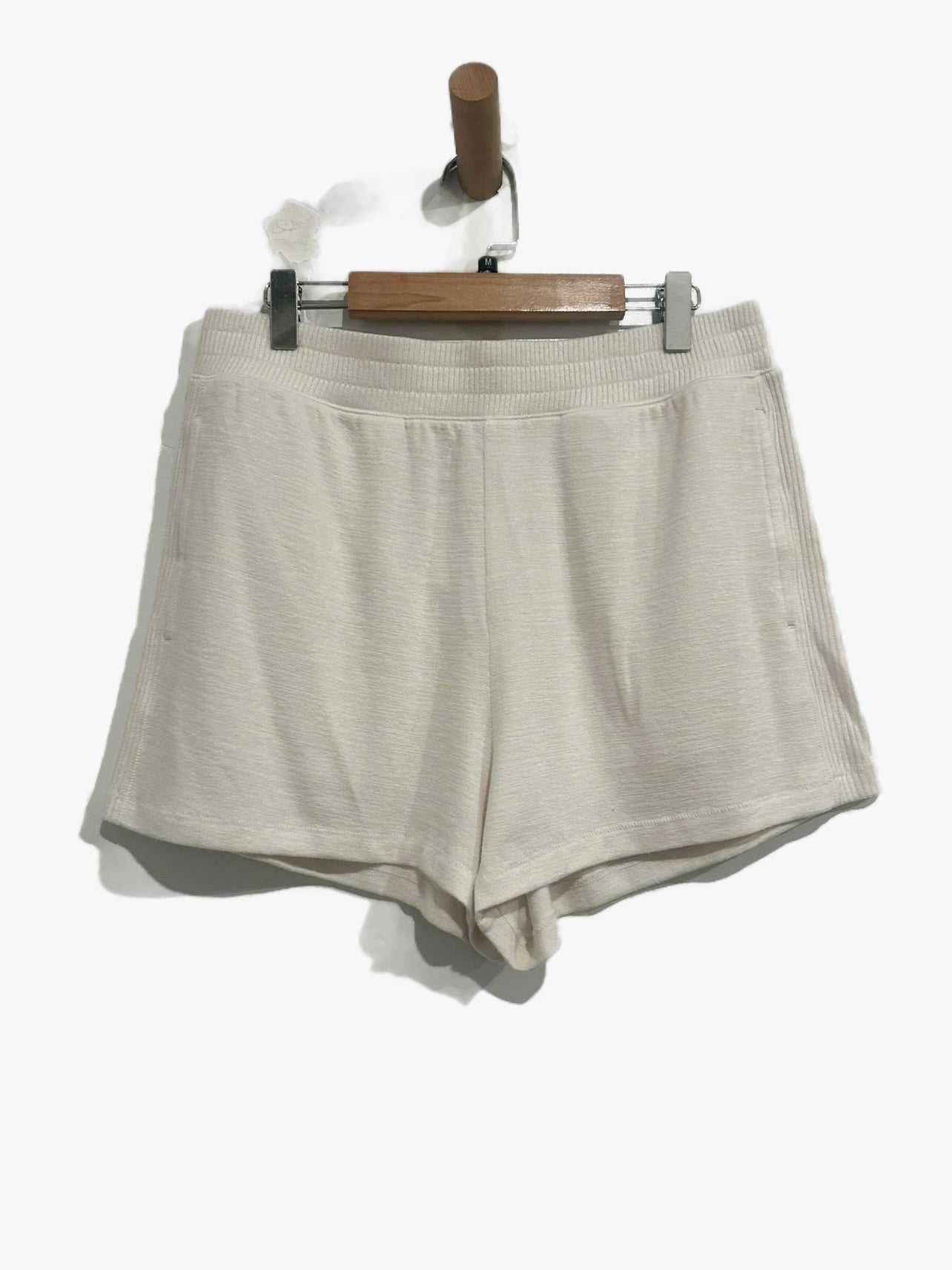 Rag & Bone Cream Knit Shorts - Medium