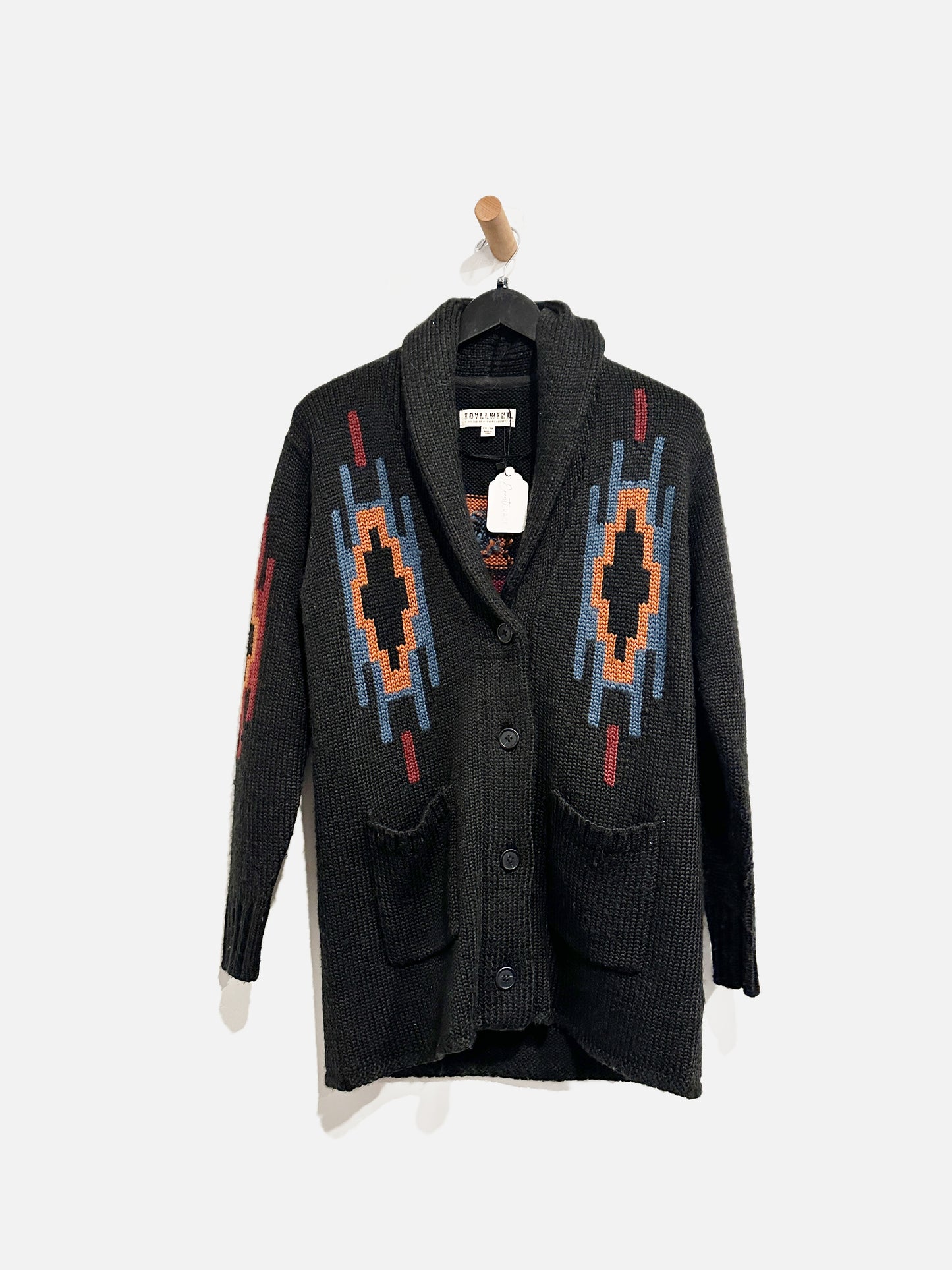 Idyllwind Black Pattern Cardigan - XS