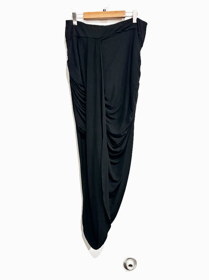 Free People Twist and Shout Draped Skirt in Black - Medium