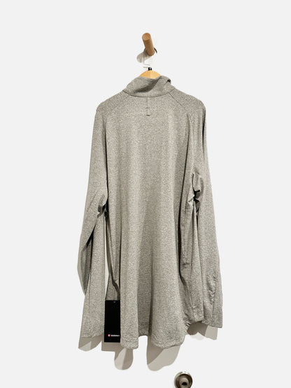 Lululemon NWT Gray License To Train Half Zip - XL