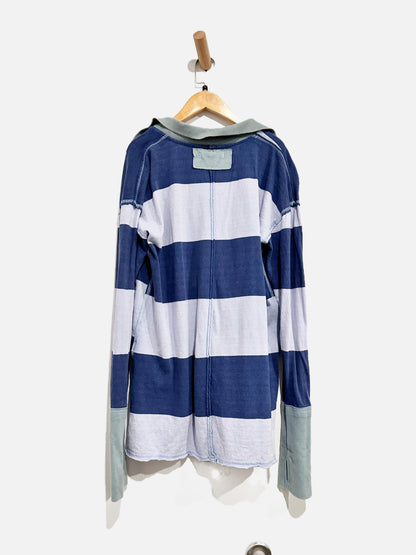 Free People Mine Forever Rugby Long Sleeve - Large