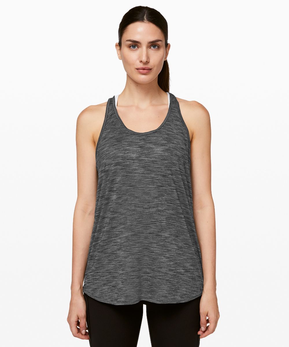 Lululemon Essential Tank in Heathered Black - 6