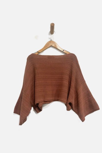 Urban Outfitters Cable Knit Crop Sweater - Small