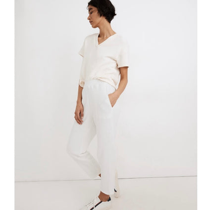 Madewell White Sweat Pants - XS