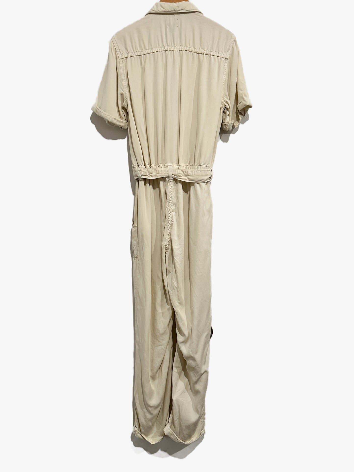 Urban Outfitters BDG Cream Utility Jumpsuit - Small