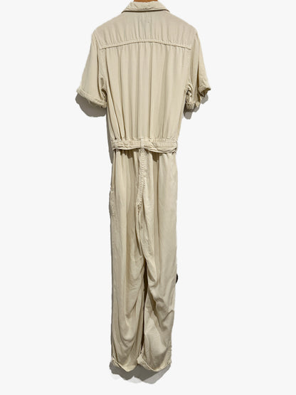 Urban Outfitters BDG Cream Utility Jumpsuit - Small
