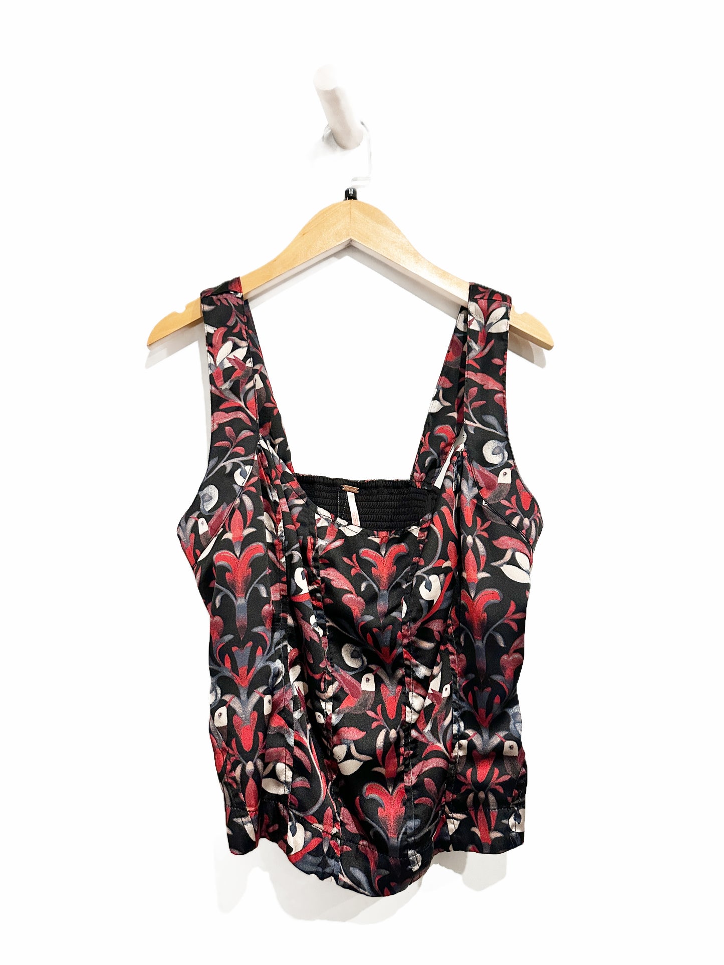 Free People Grace Corset Top in Black Combo - Medium