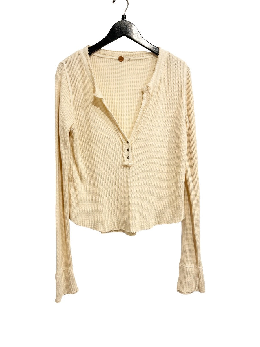 Free People Colt Thermal in Ecru - Large