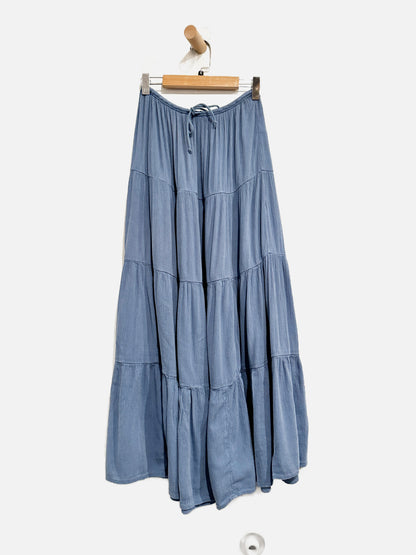 Aerie Blue Peasant Maxi Skirt - Small