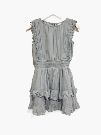Abercrombie Kids Blue Eyelet Dress - 7/8