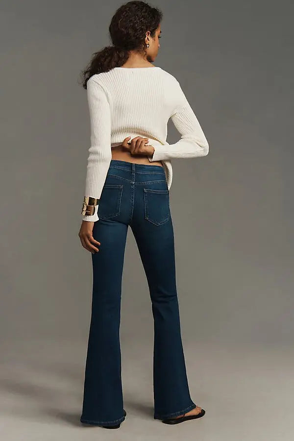 Anthropologie Pilcro The Icon Low-Rise Flare Jean - 30