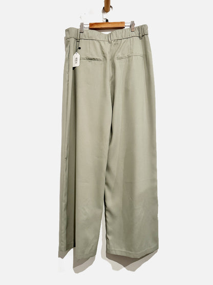 Abercrombie & Fitch Green Wide Leg Pants - Large