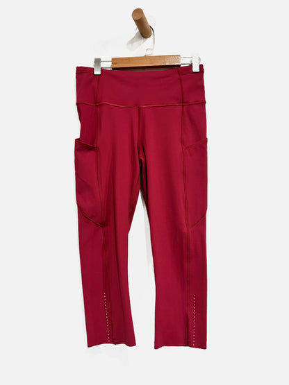 Lululemon Fast & Free Crop II Nulux 19" in Dark Red - 6
