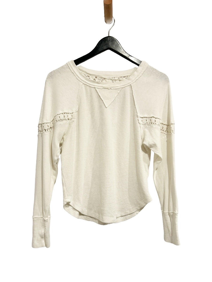Free People Luella Tee in Ivory - Small