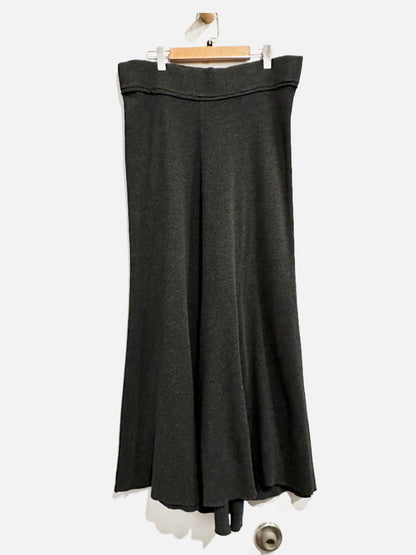 Cabi Grey Waffle Knit Maxi Skirt - Small
