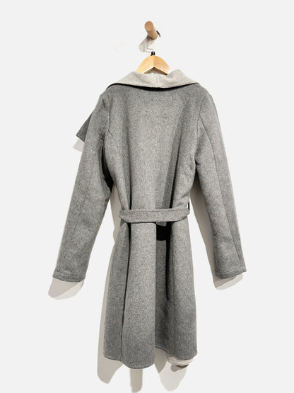 Abercrombie Grey Wool Coat - Small